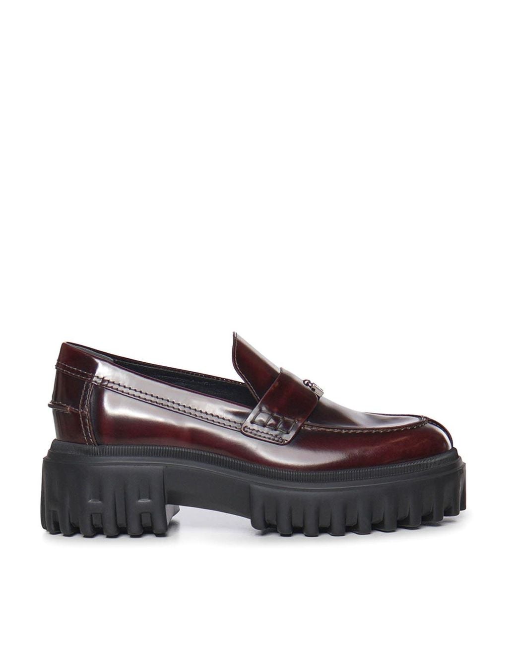 Hogan Brown H700 Loafers
