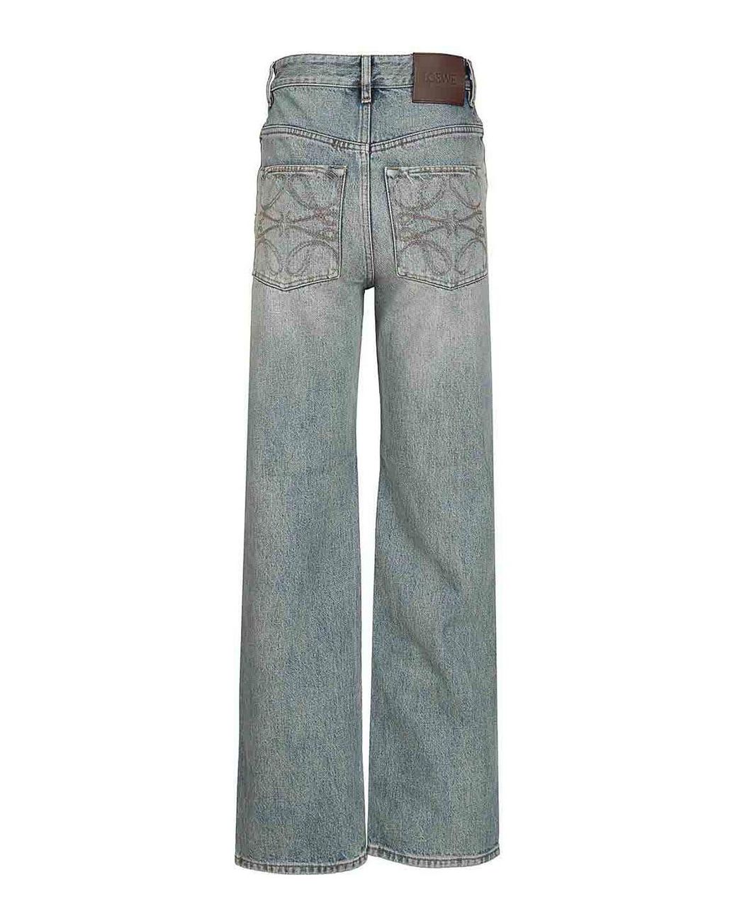 Loewe Gray Denim Jeans
