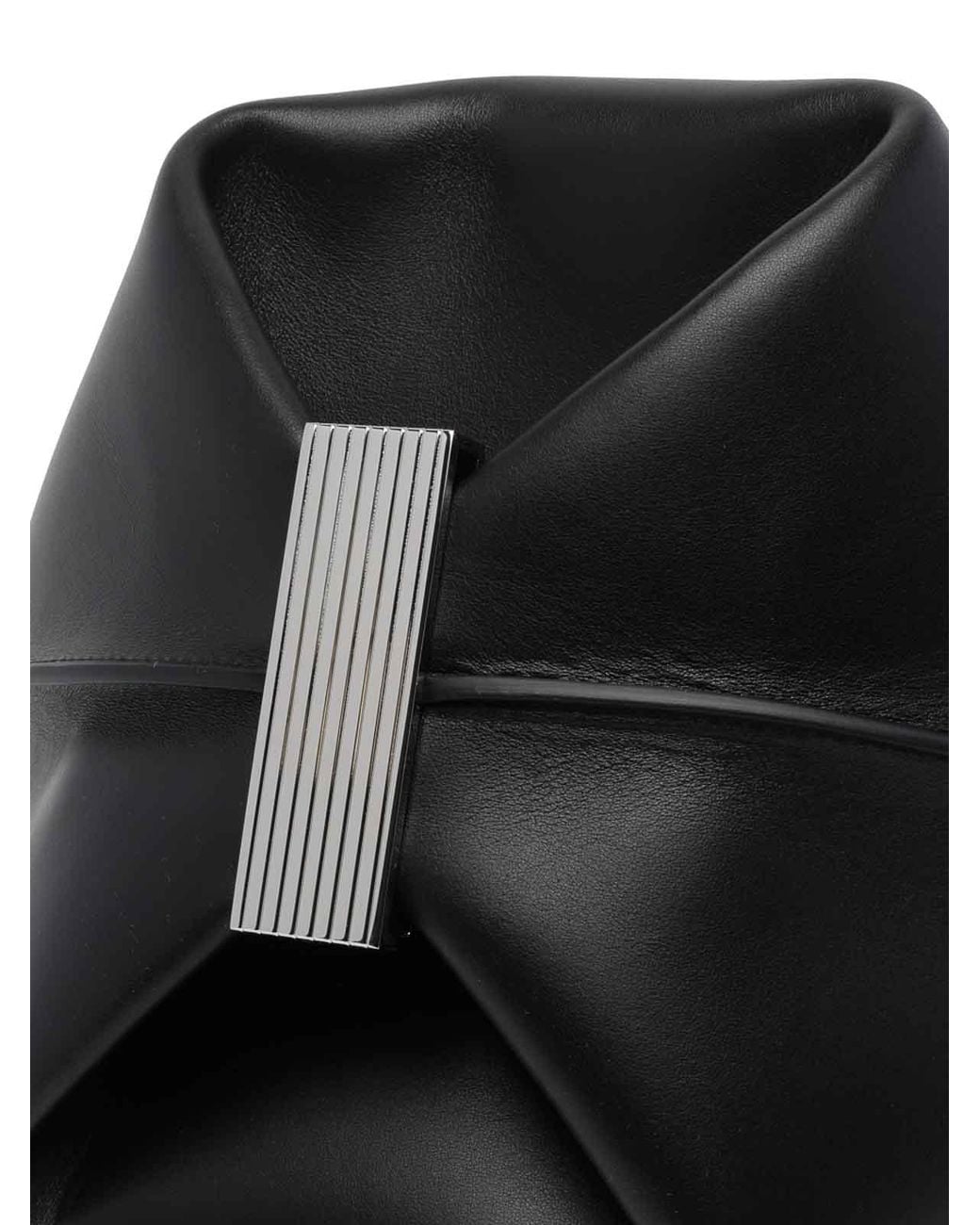 The Attico Black Medium La Scoop Shoulder Bag