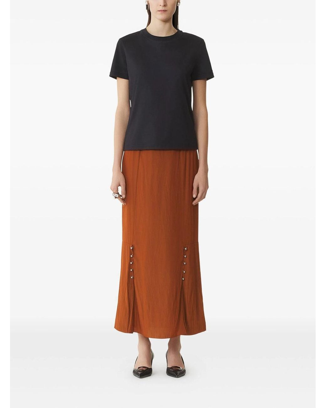 Lanvin Black Knot Detail T-Shirt