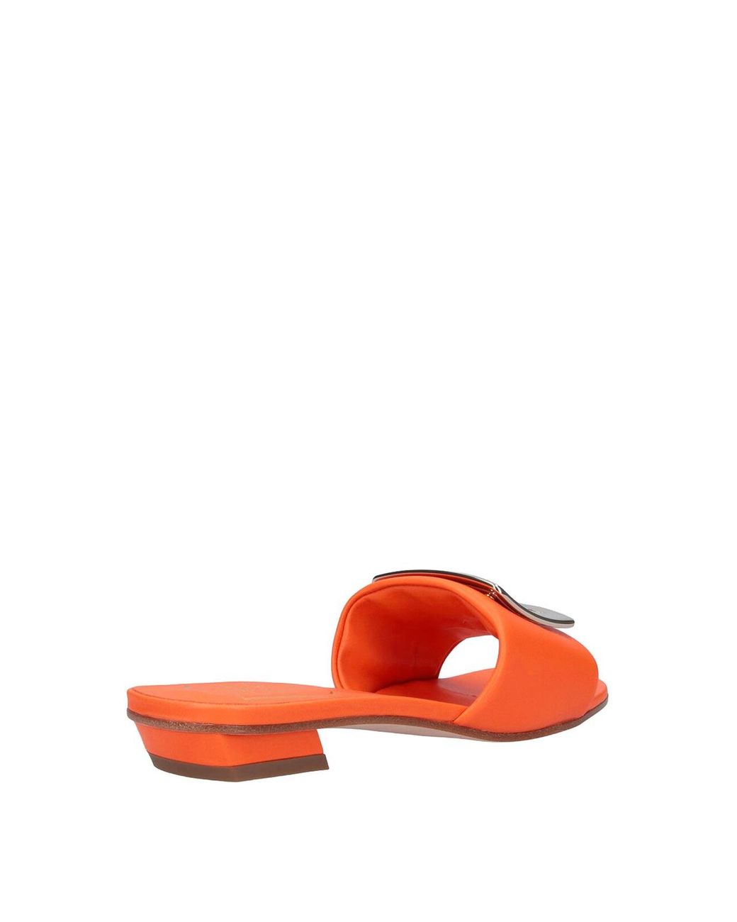 Roger Vivier Orange Buckle Sandals