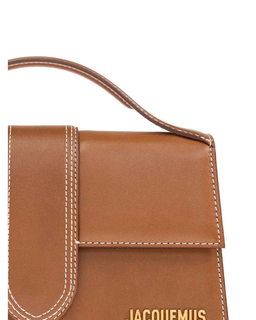 Jacquemus White Le Grand Bambino Leather Handbag