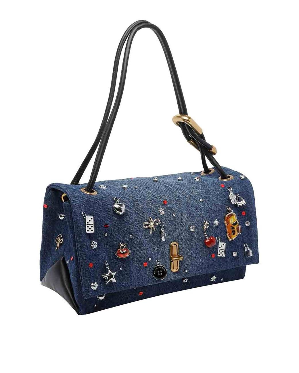 Marc Jacobs Blue Denim Shoulder Bag