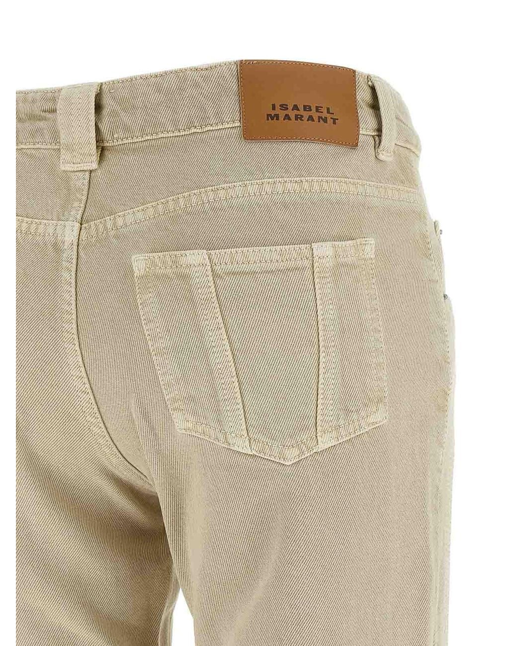 Isabel Marant Natural Jaylis Jeans
