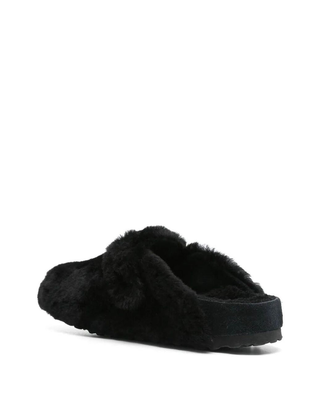 Birkenstock Black Boston Sk1 1774 Shearling Laf
