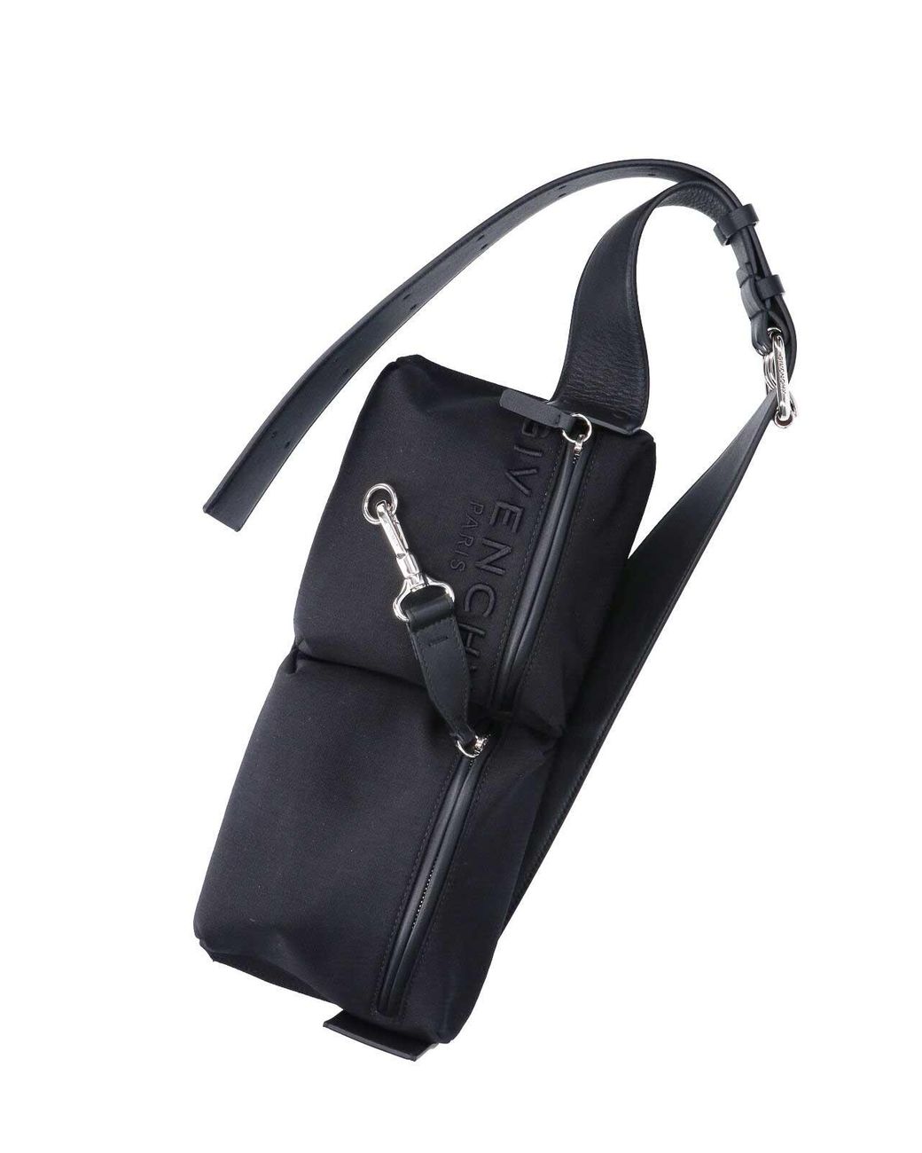 Givenchy Black Cargo Logo Bum Bag for men