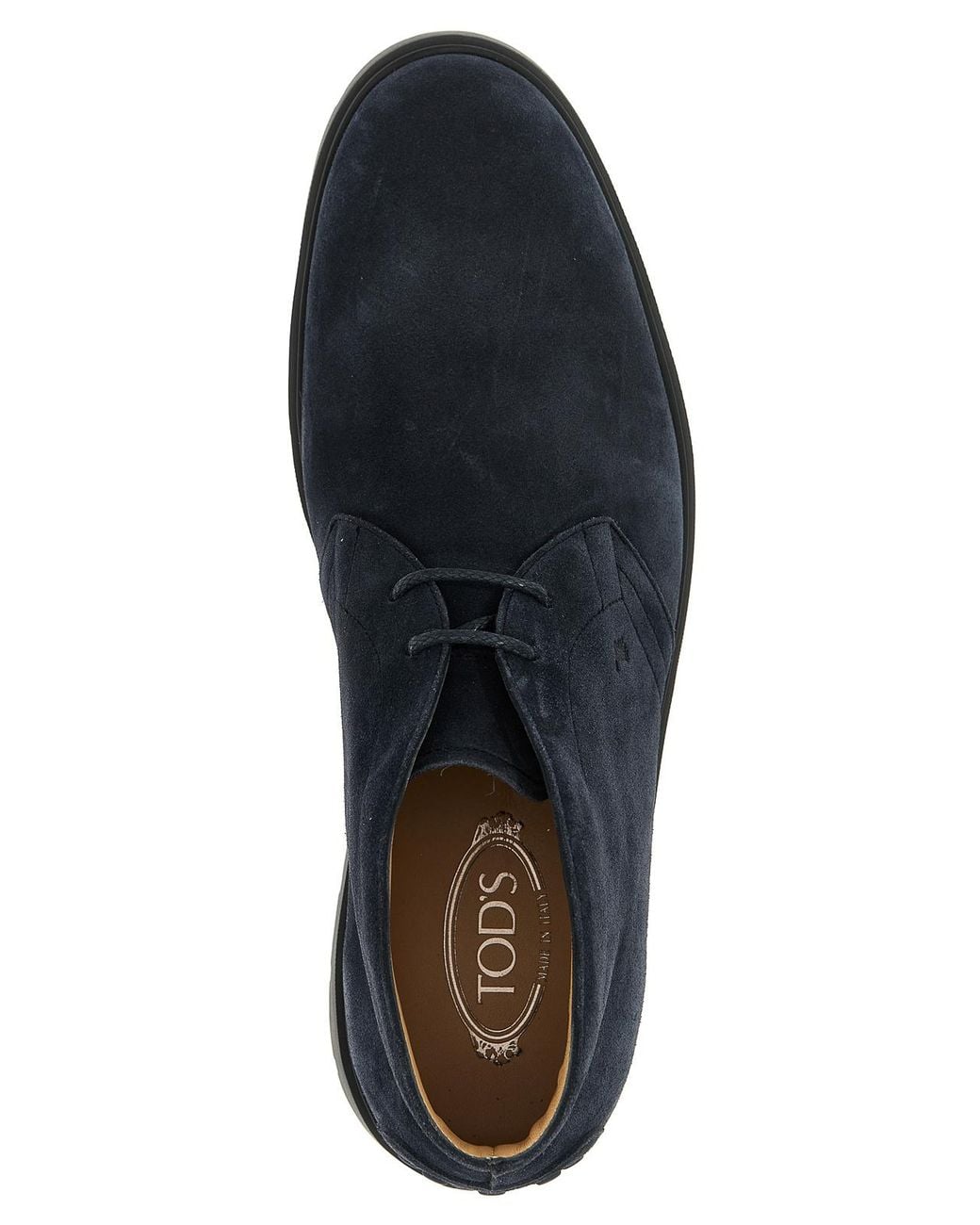 Tod's Blue Suede Boots for men