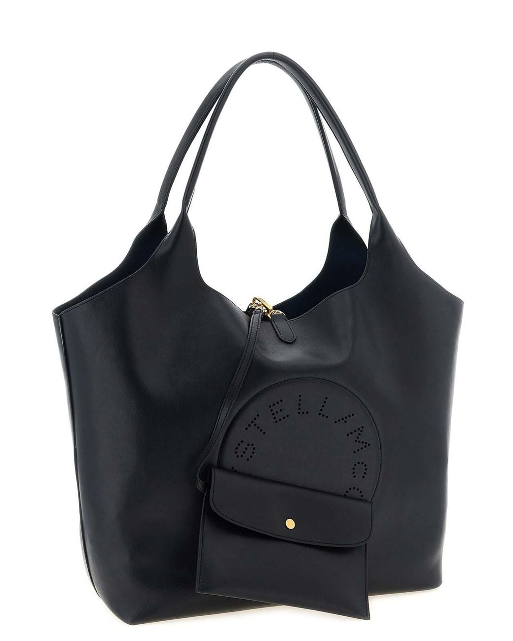 Stella McCartney Blue Logo Reversible Shopping Bag