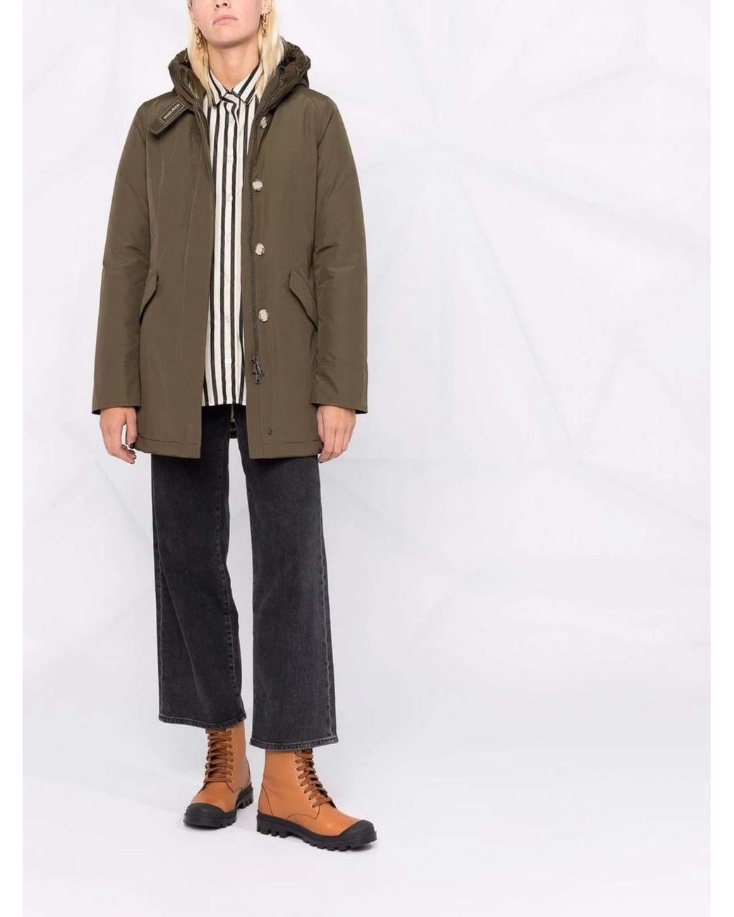 Woolrich Green Arctic Parka