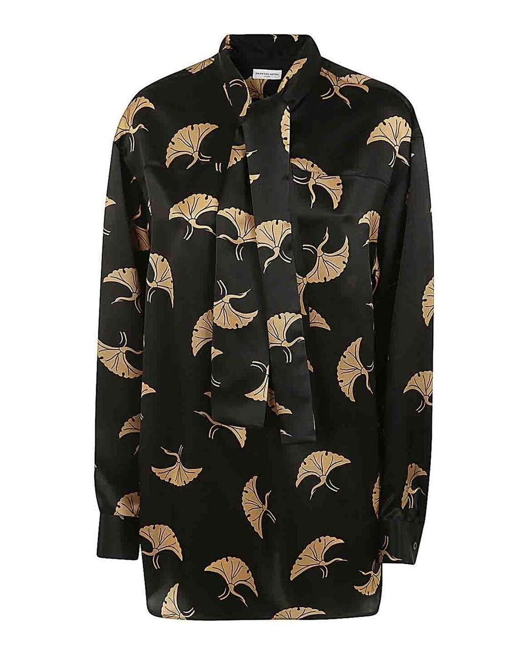 Dries Van Noten Black 00970 Calmo Shirt