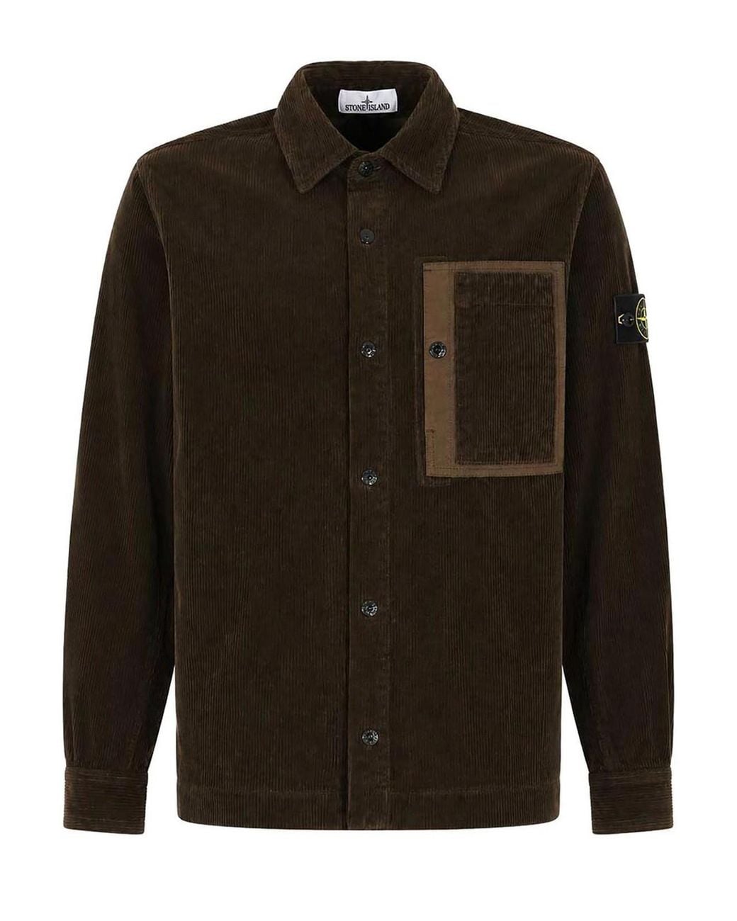 Stone Island Black Overshirt 1200016 for men