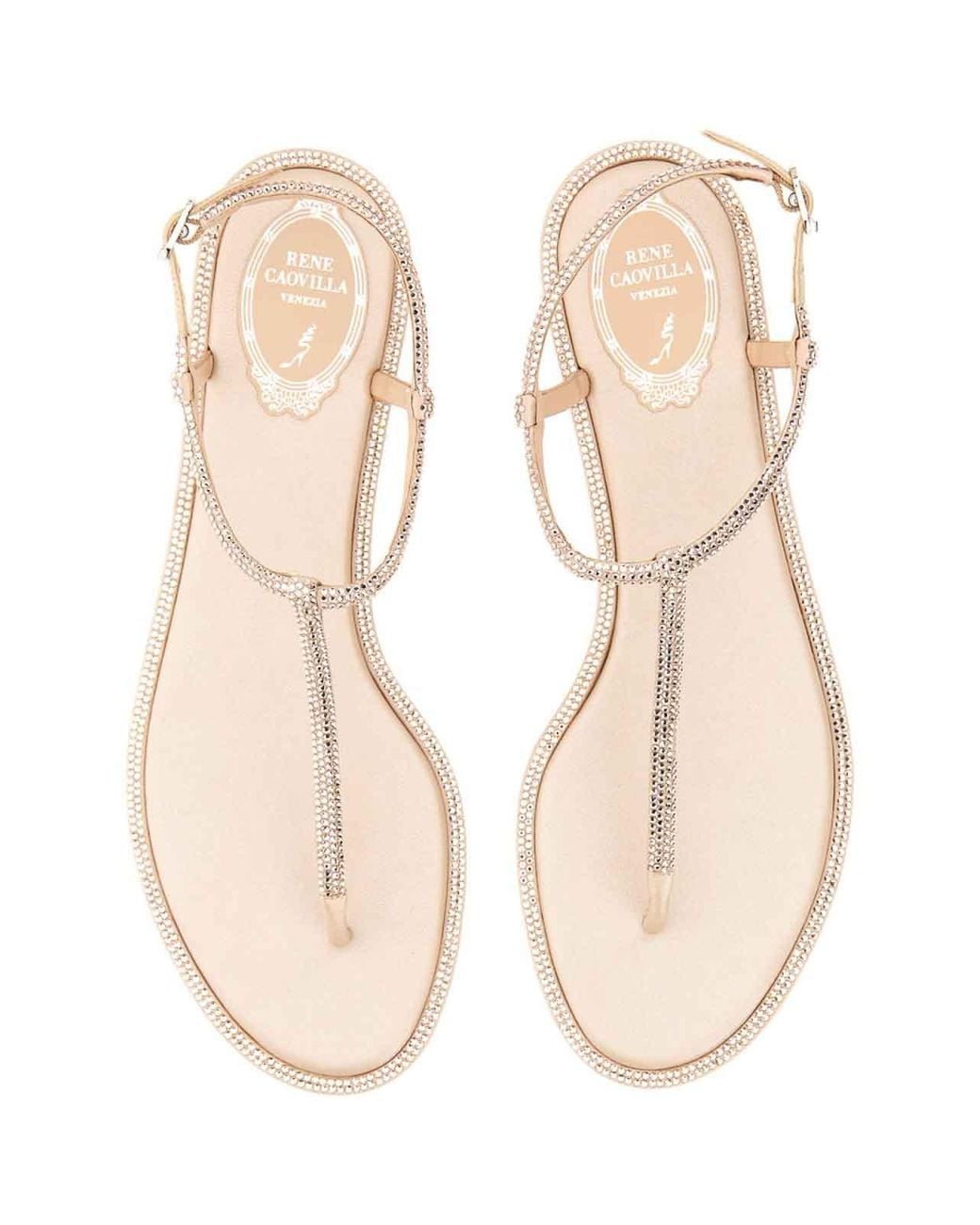Rene Caovilla Natural Sandal Diana