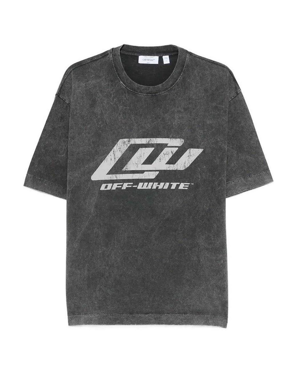 Off-White c/o Virgil Abloh Gray 'Owr Skate' Short Sleeve T-Shirt for men