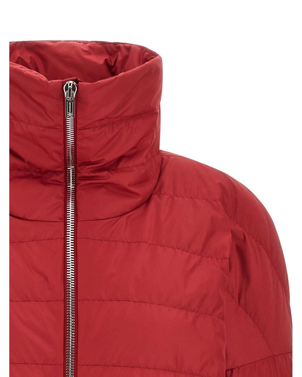 Rick Owens Red Moncler + Down Jacket