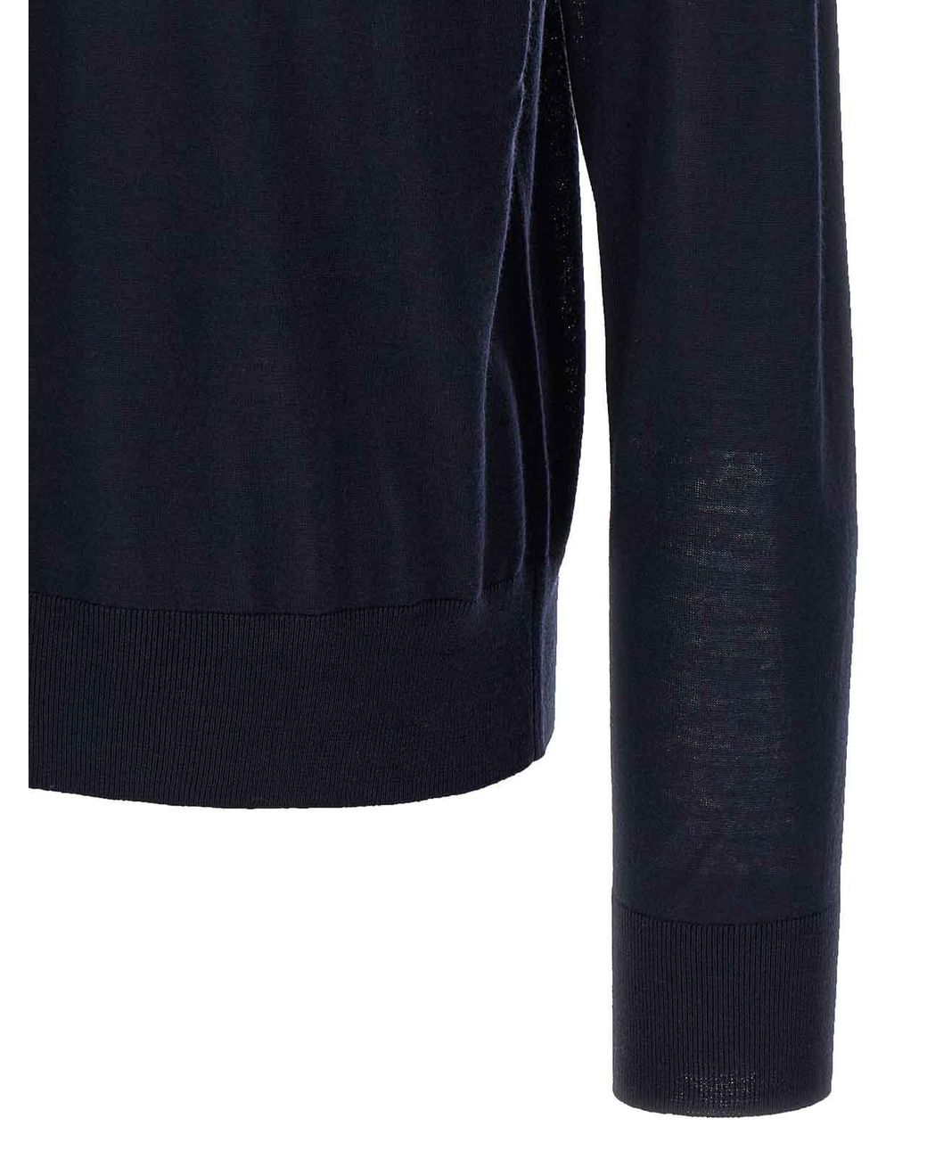 DSquared² Blue D2 Turtleneck Sweater for men