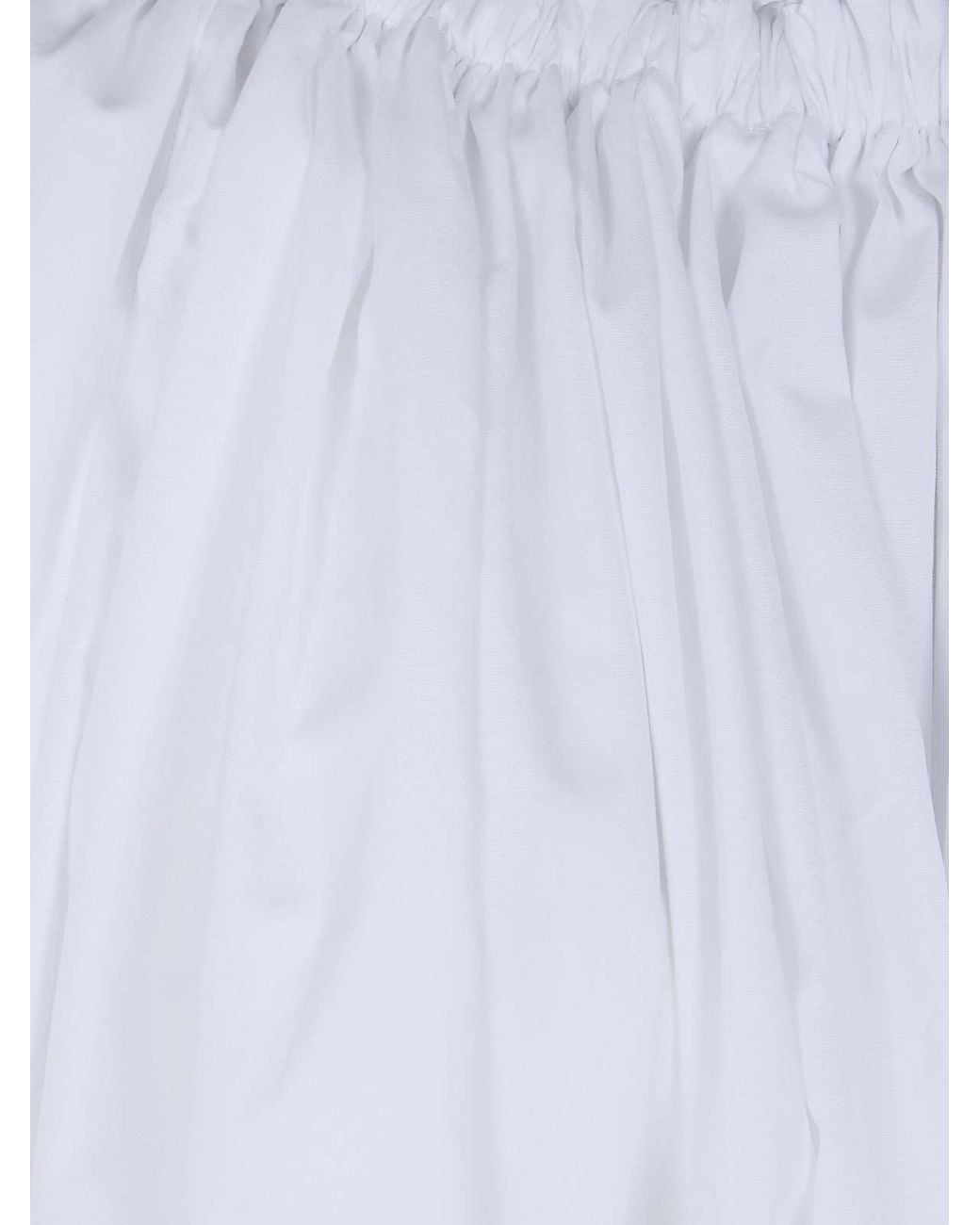 Comme des Garçons White Mini Baloon Dress