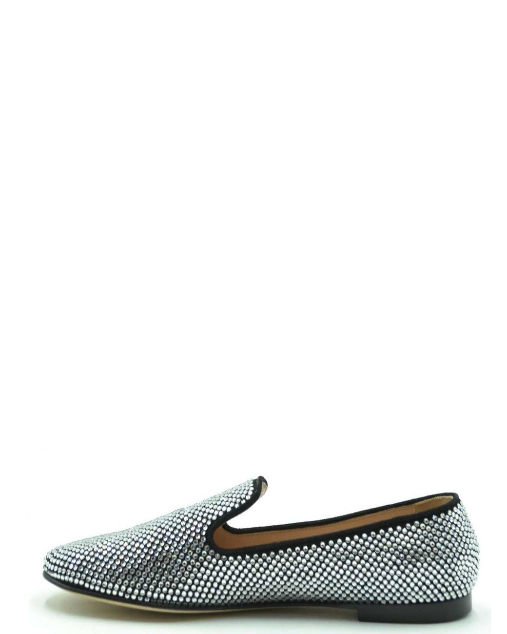 Giuseppe Zanotti Gray Ballet Flats