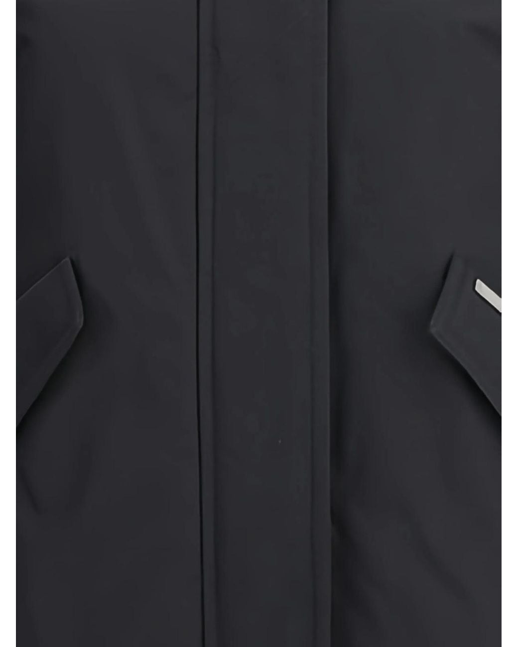 Woolrich Black Hooded Puffer Jacket