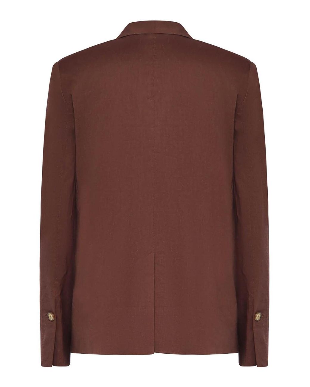 Pinko Brown Linen Blend Jacket