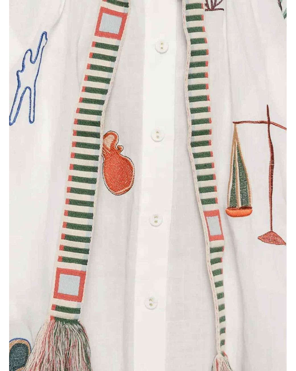 ALÉMAIS White Shirt Dress