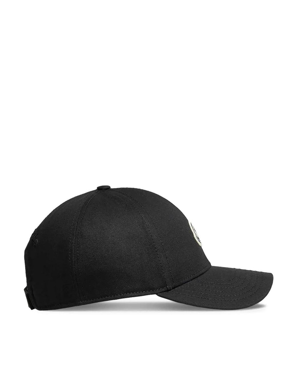 Moncler Black Baseball Cap for men