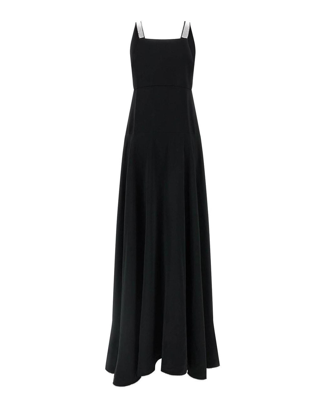 Giovanni bedin Black Ruffle Dress