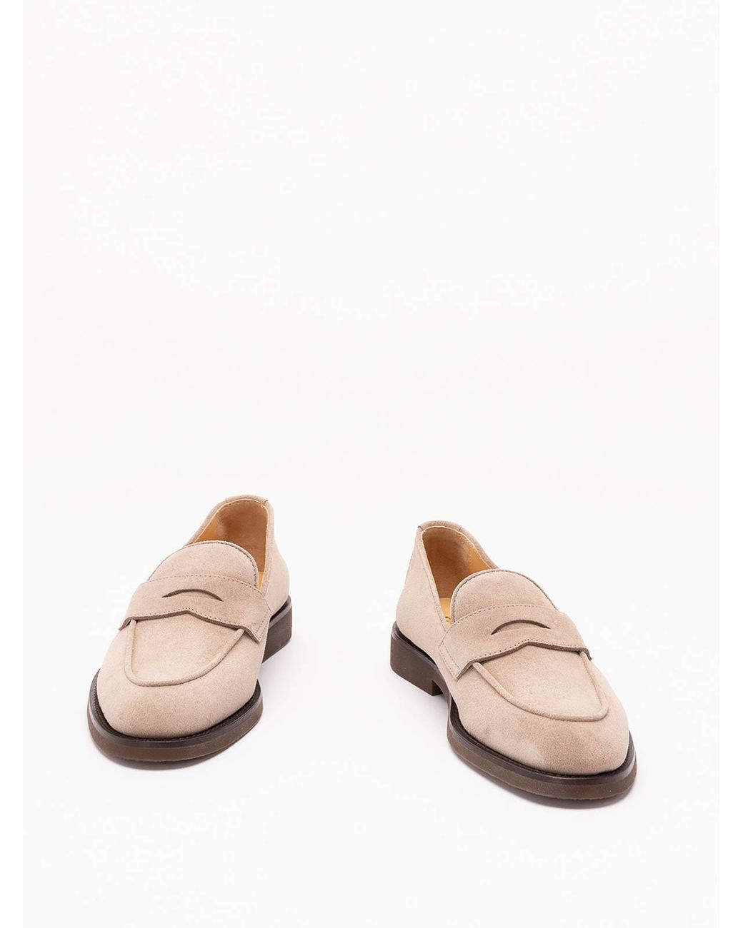 Brunello Cucinelli Gray Loafers for men
