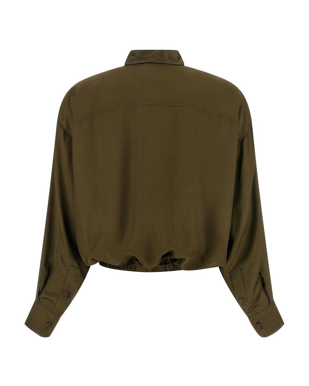 Nude Green Plastron Shirt