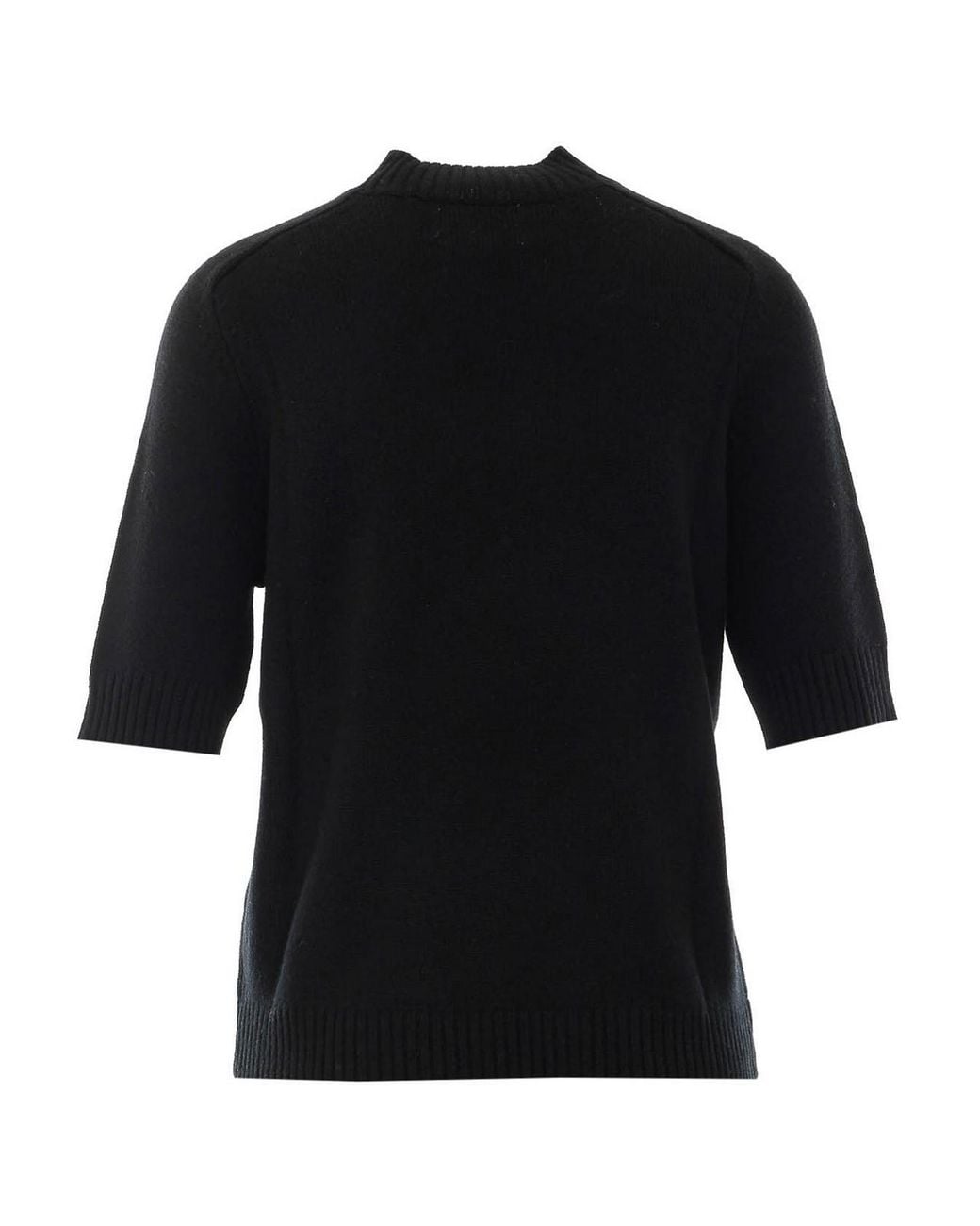 Loulou de Saison Black Loulou De Saison Ruth Knitted T-Shirt