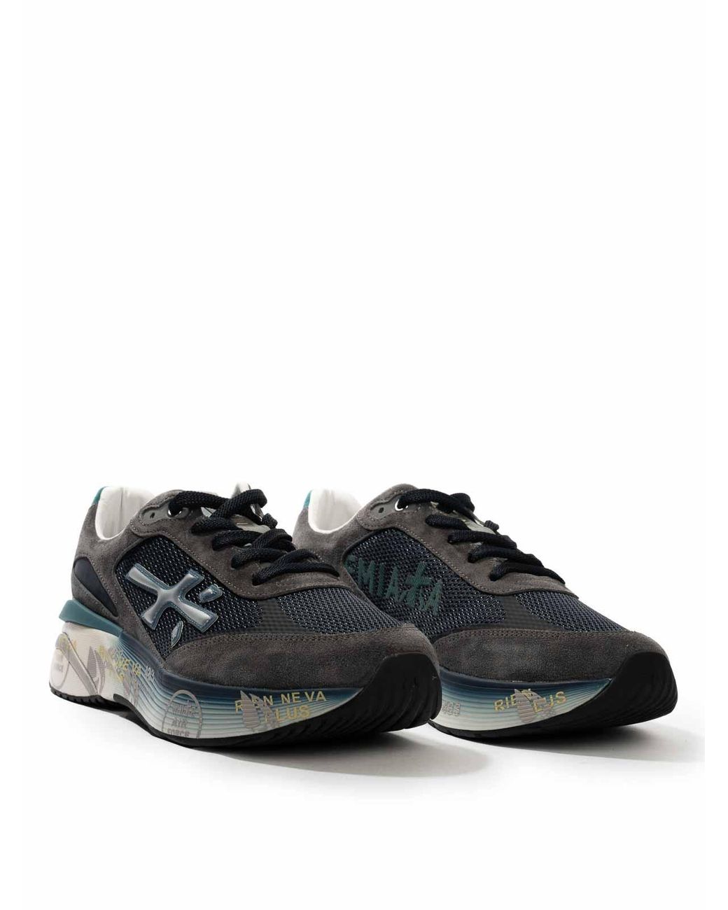 Premiata Black Sneakers Moerun 7772 for men