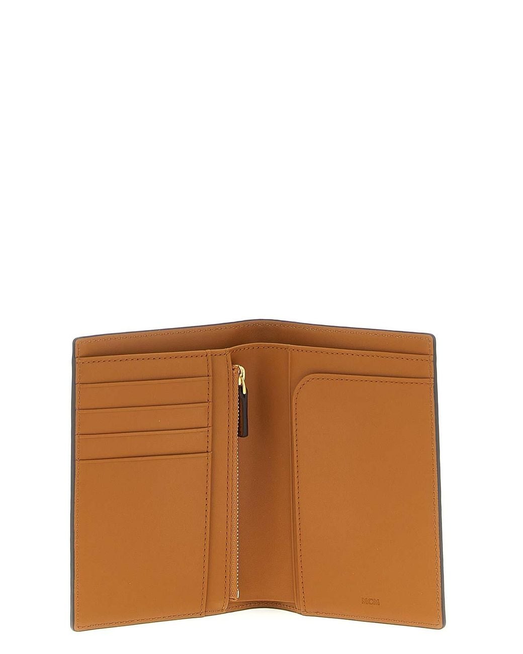MCM Brown Ottomar Passport Holder for men