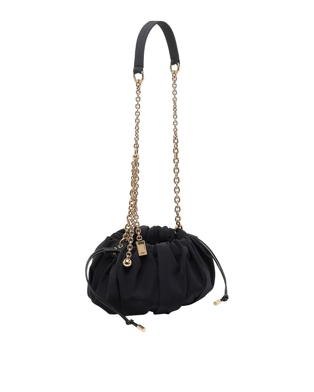 Borsa A Tracolla Pliss Nera di Chloé in Black