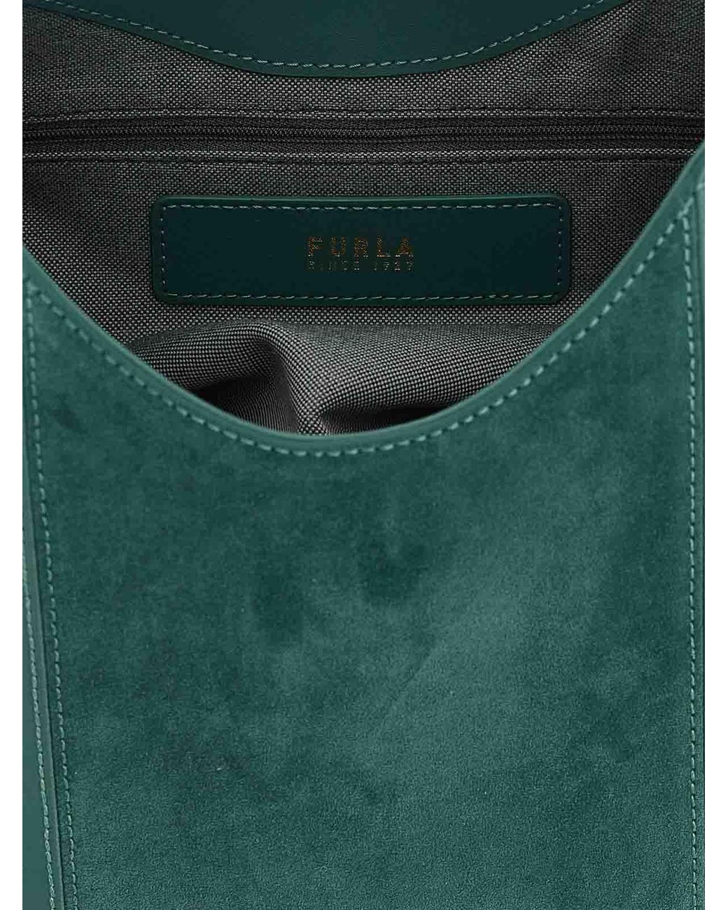 Furla Green Goccia M' Shoulder Bag
