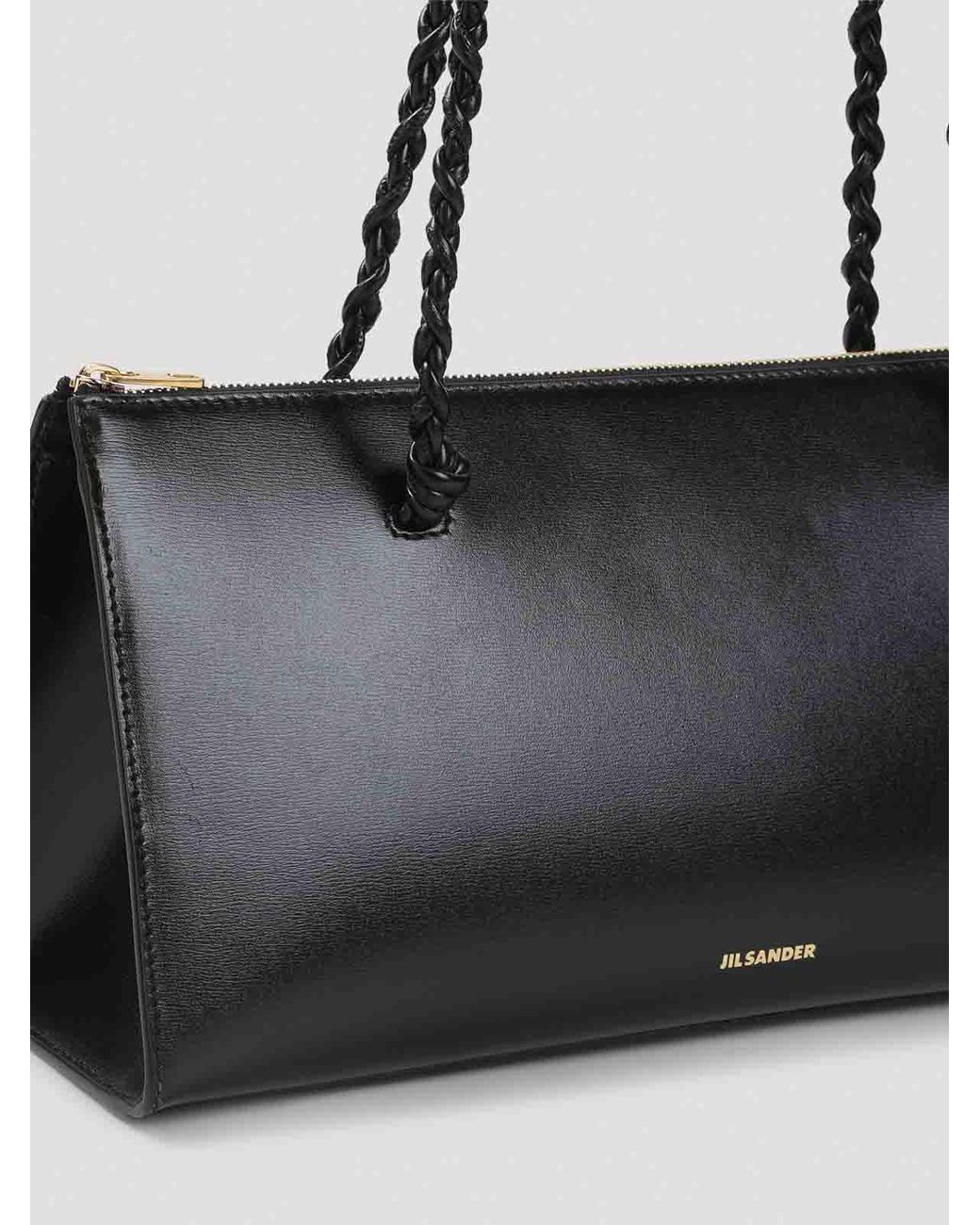 Jil Sander Black Tangle Tent Bag