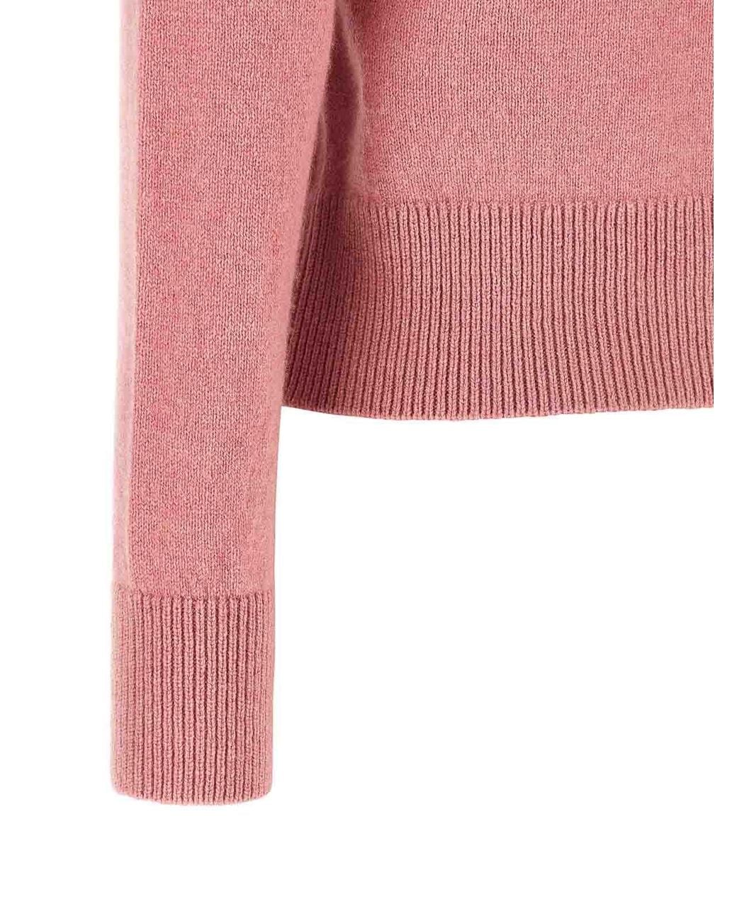 Maison Kitsuné Pink Cardigan