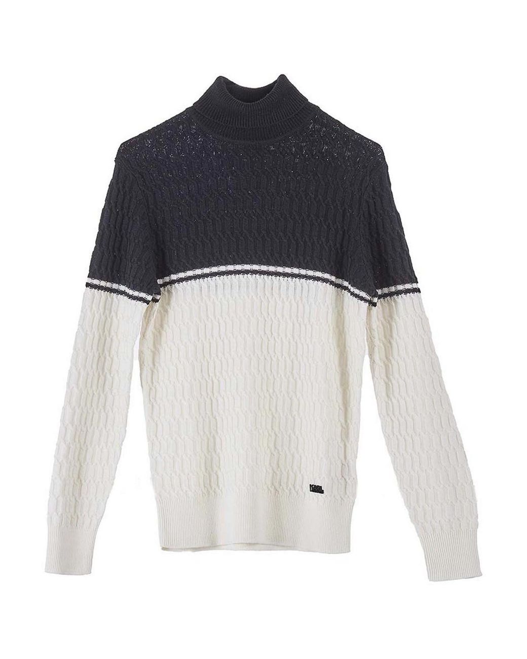 Karl Lagerfeld Blue Two-Tone Shirt for men