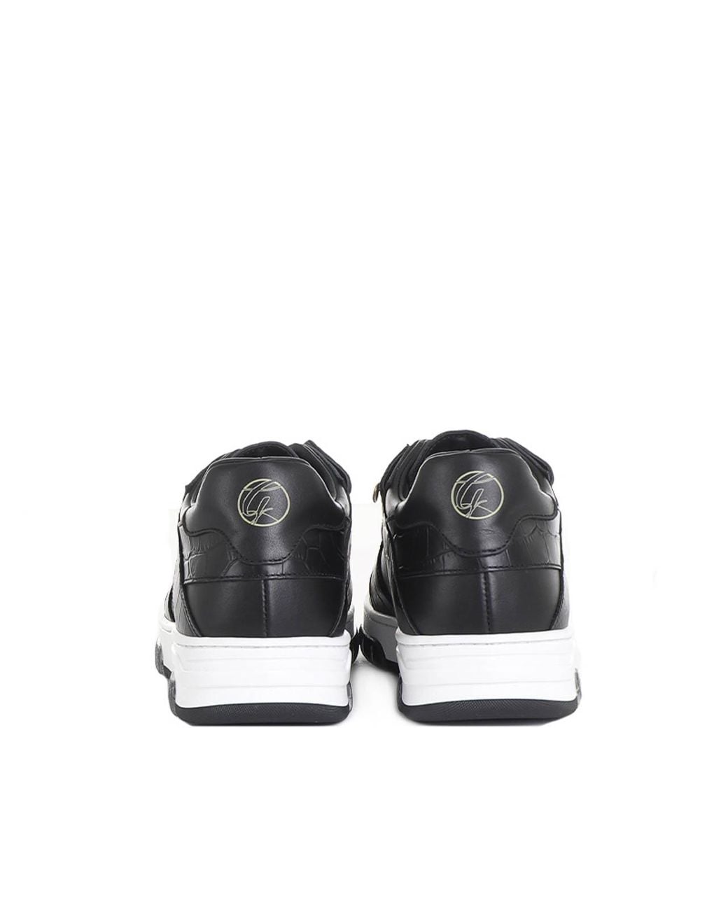 Giuliano Galiano Black Legend Low-Top Leather Sneakers for men