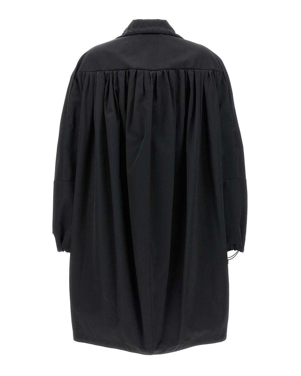Marni Black Parka Satin Technical Hood