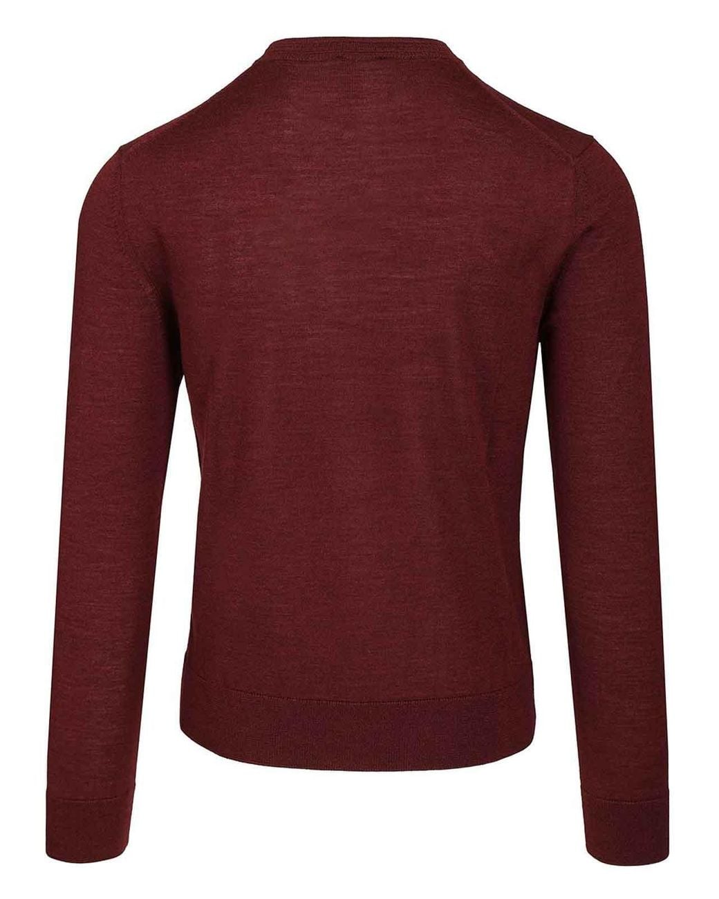Etro Red Wool And Silk Sweater for men