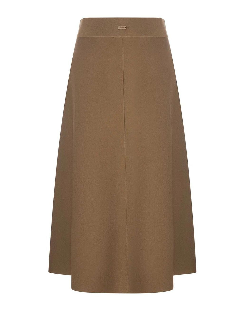 Max Mara Natural Viscose Yarn Skirt