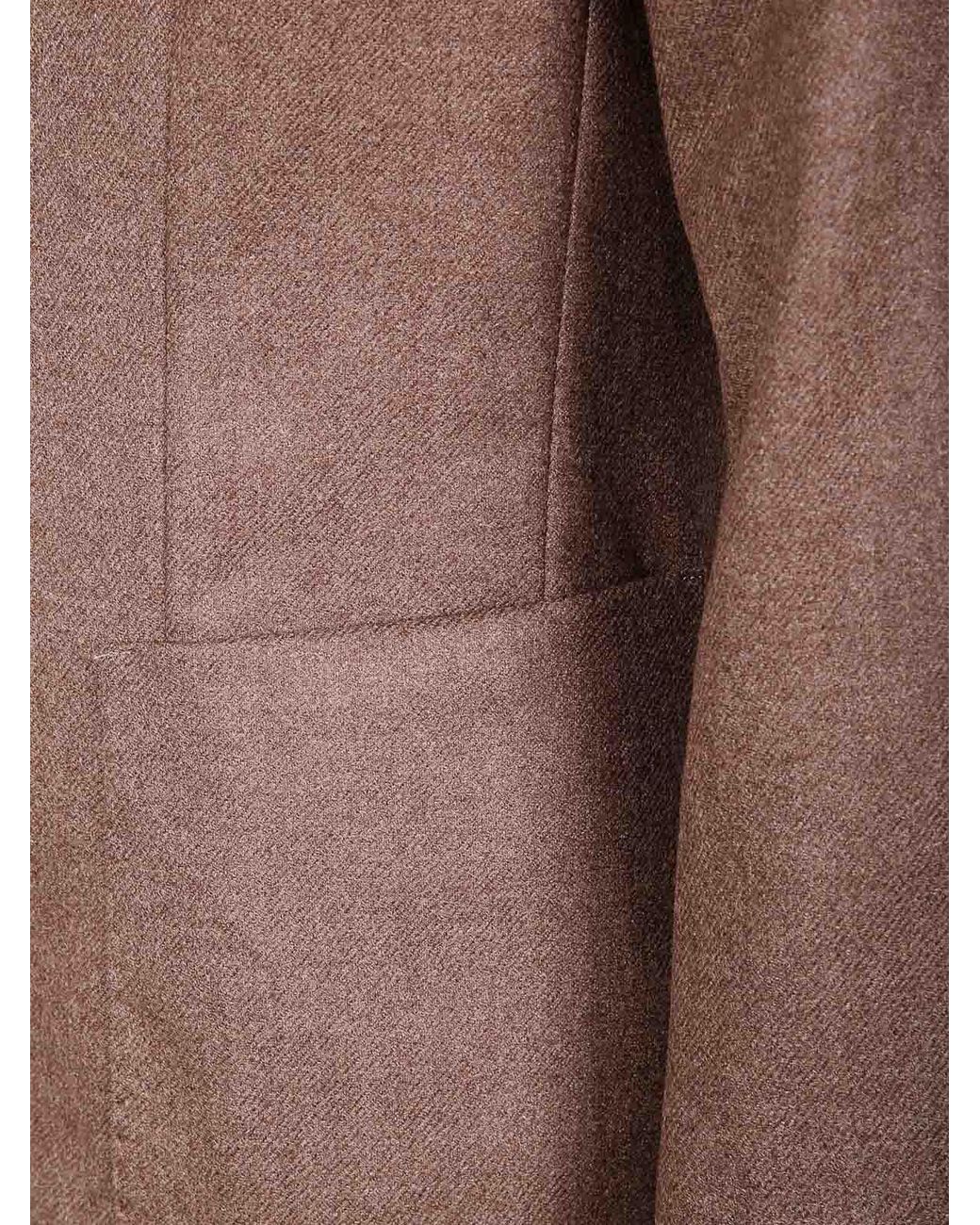 Barba Napoli Brown Easy Mono Jacket for men