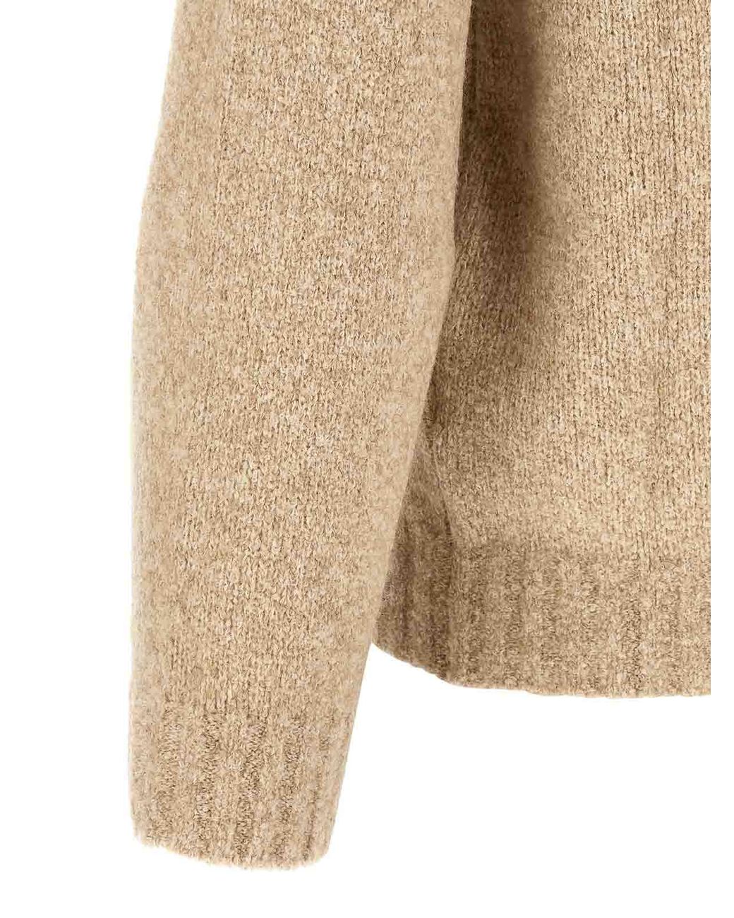 Suéter Cuello Redondo Brunello Cucinelli de hombre de color Natural