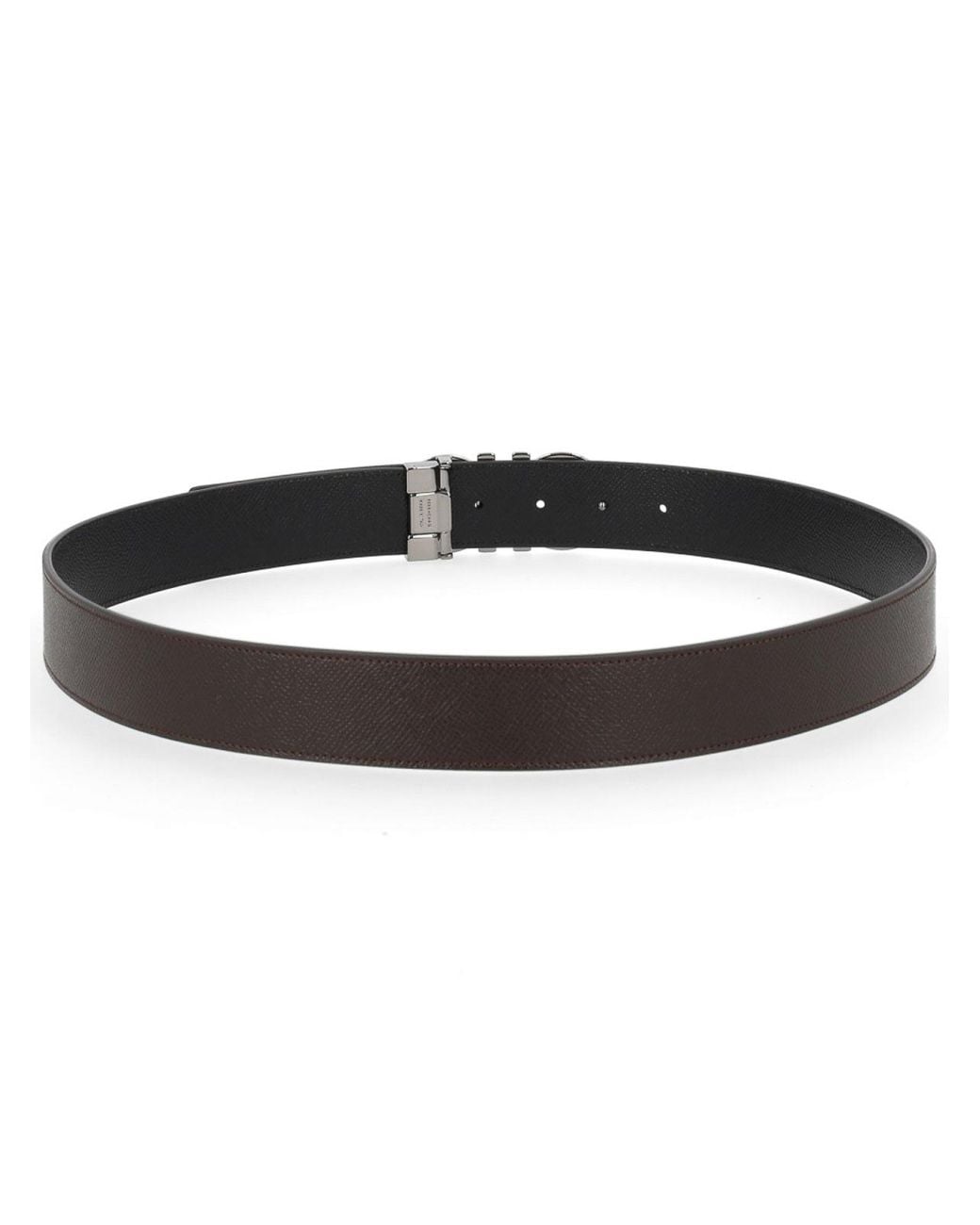 Ferragamo Brown Reversible Belt for men