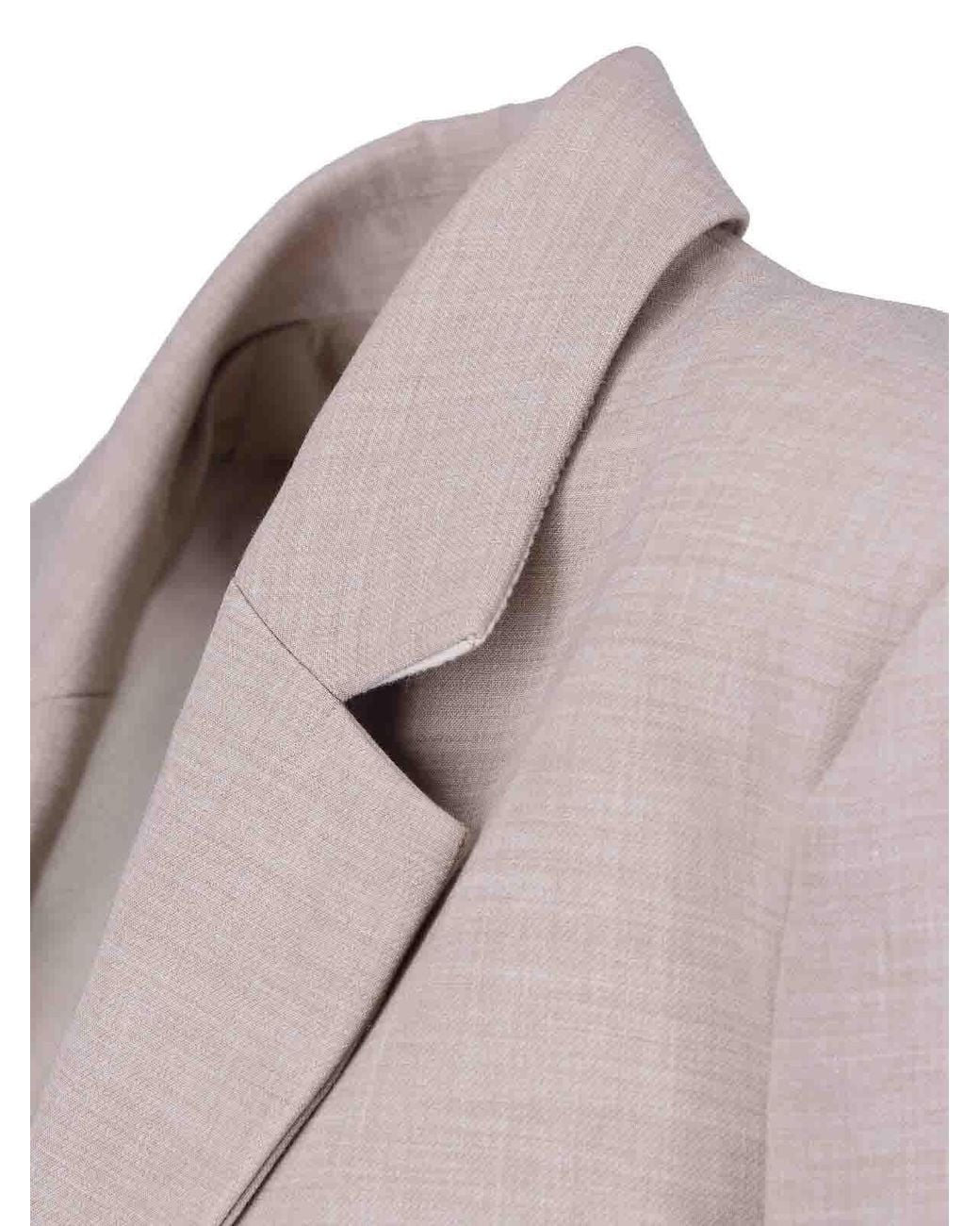 Calvin Klein Pink Single-Breasted Blazer