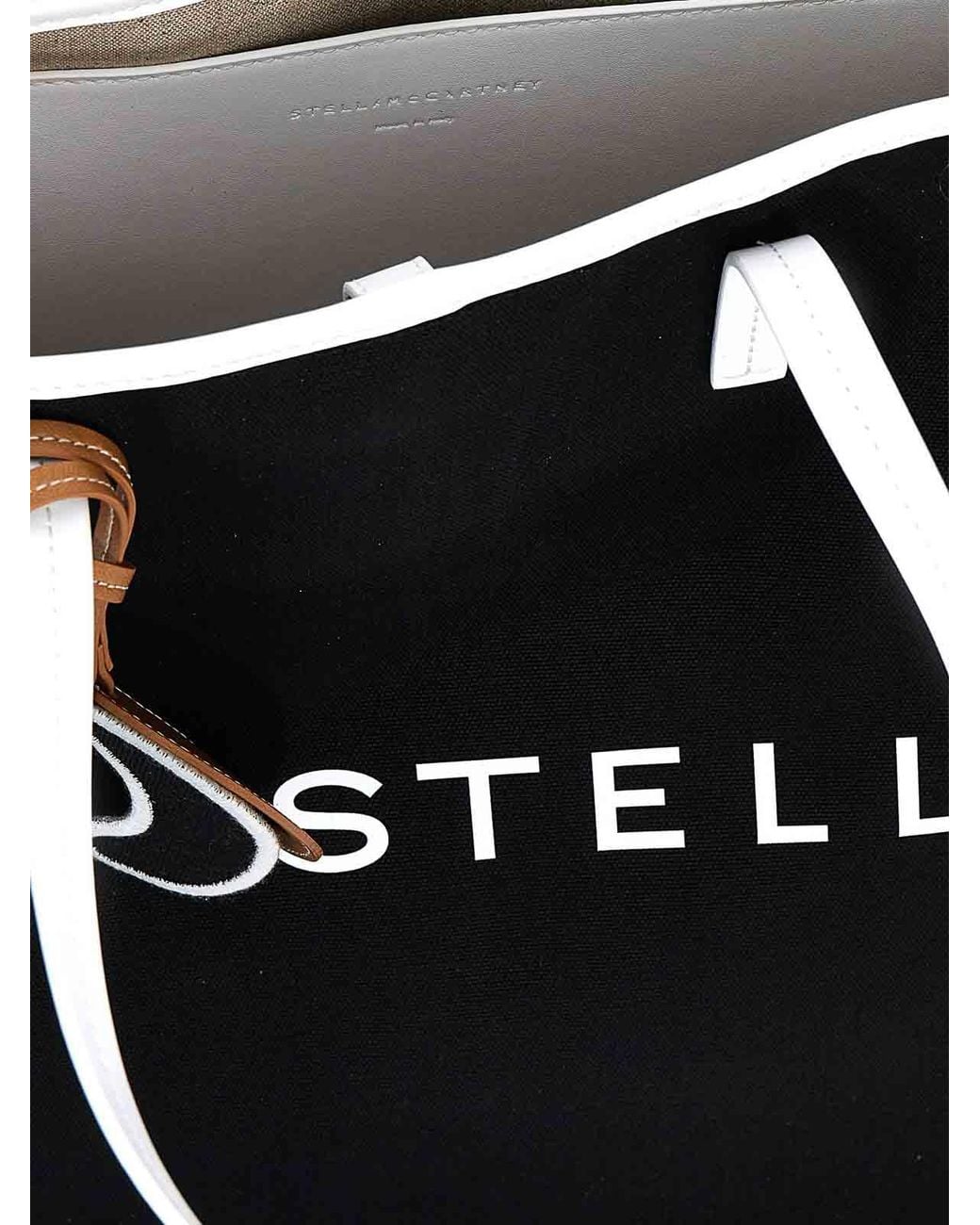 Stella McCartney Black Large Shopping Bag