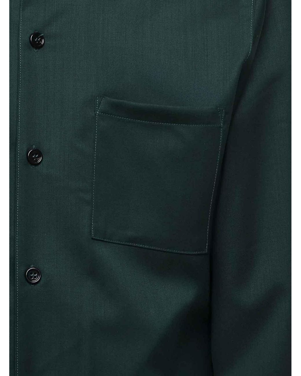 Giuliano Galiano Green Cotton Blend Shirt for men
