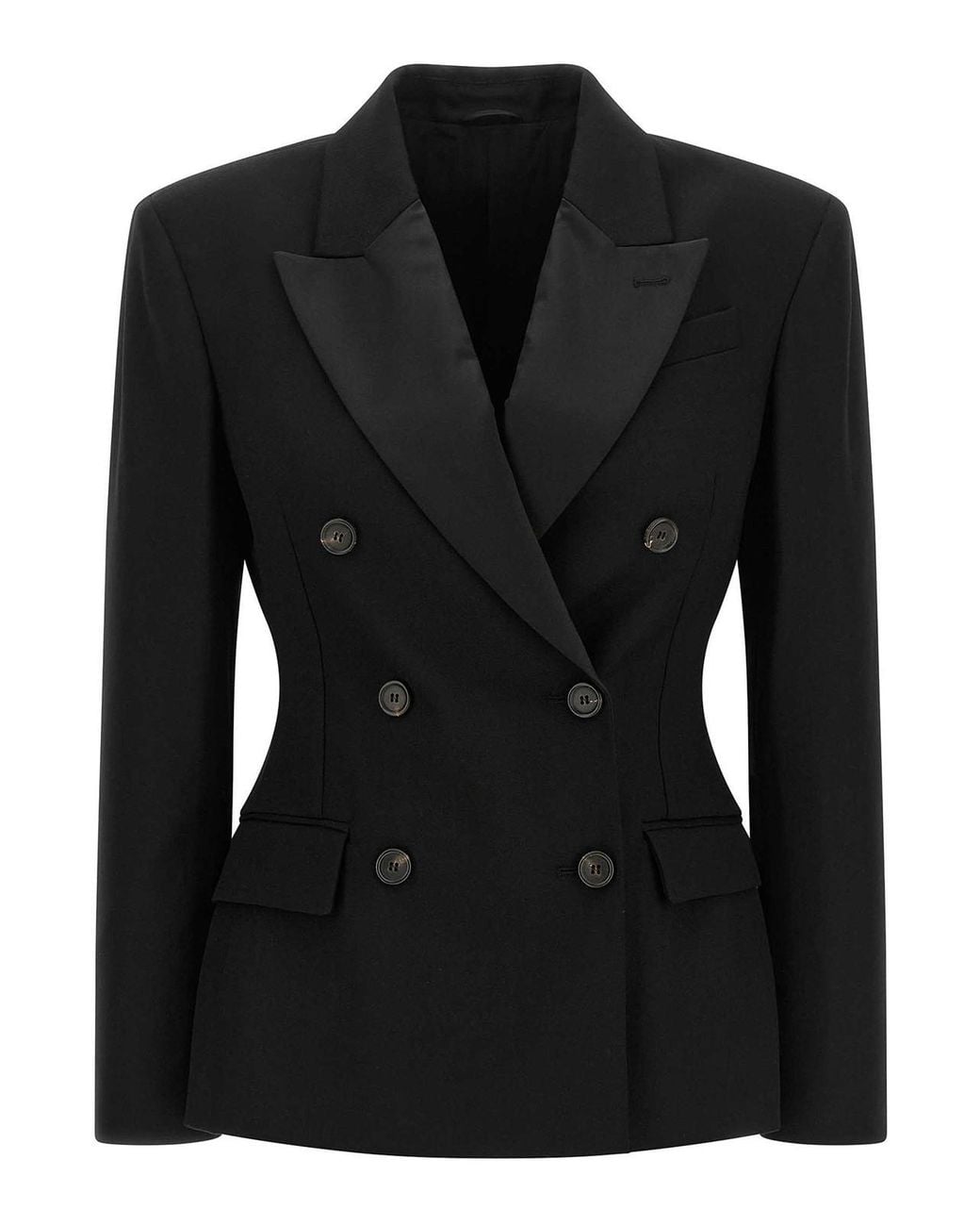 Brunello Cucinelli Black Double-Breasted Blazer