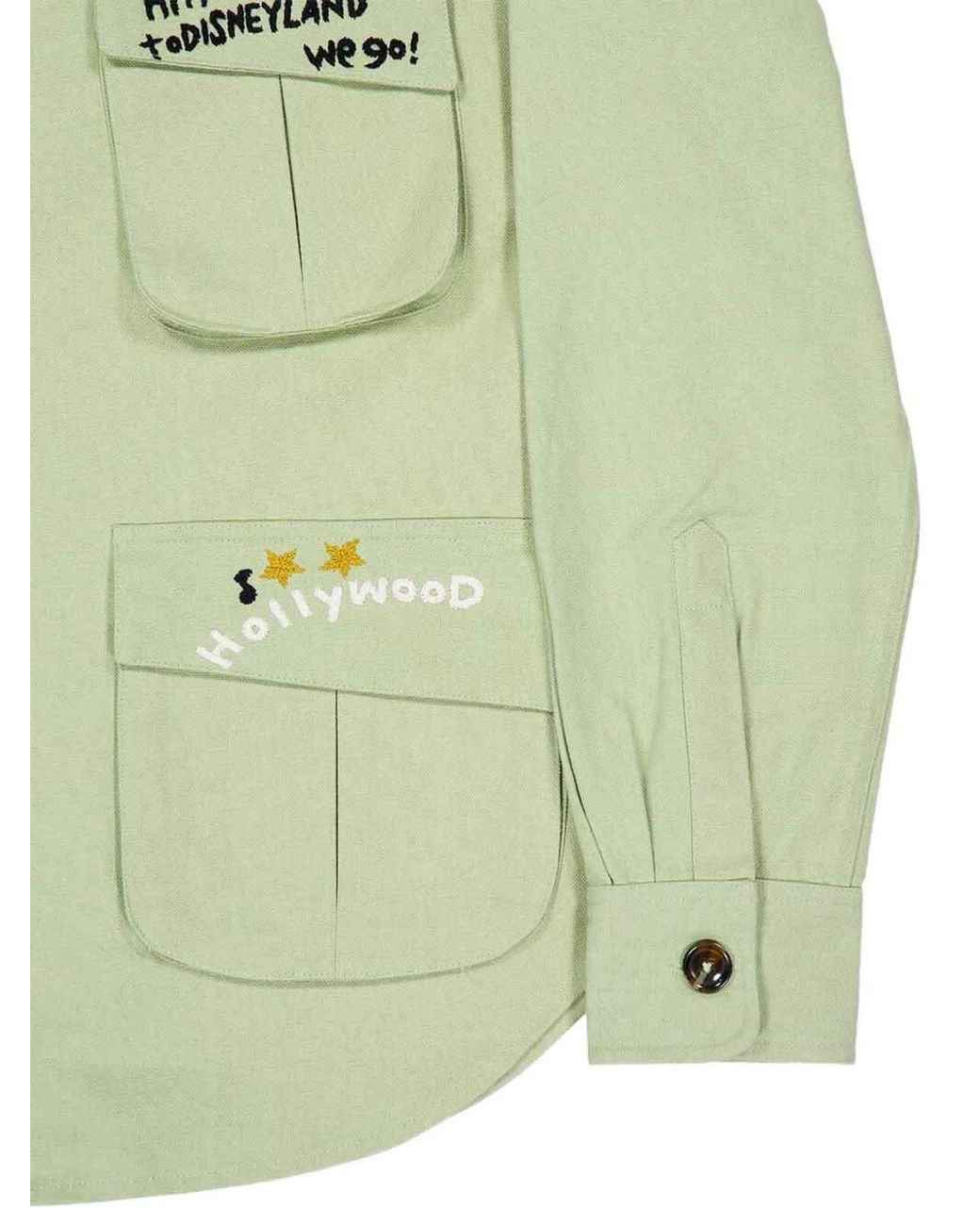 BAZISZT Green Pasadena Jacket for men