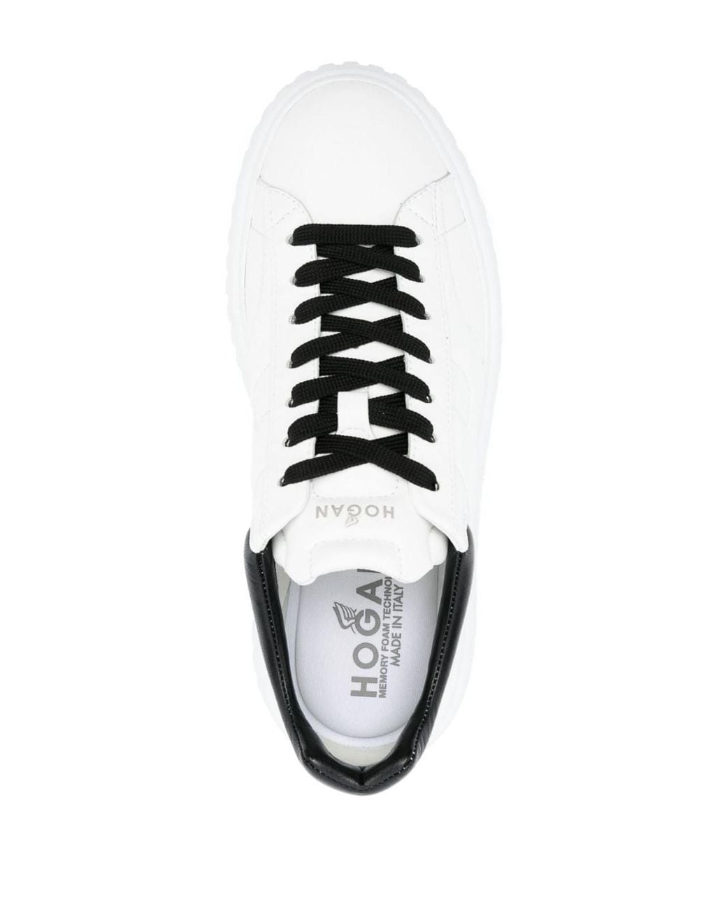 Hogan White H-stripes Low-top Sneakers for men