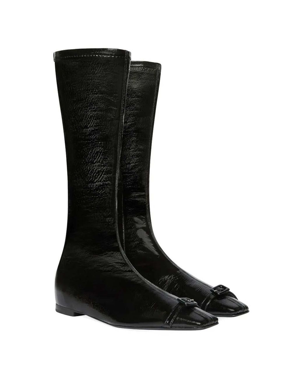 Courreges Black CourrÈ Ges Naplak Boot